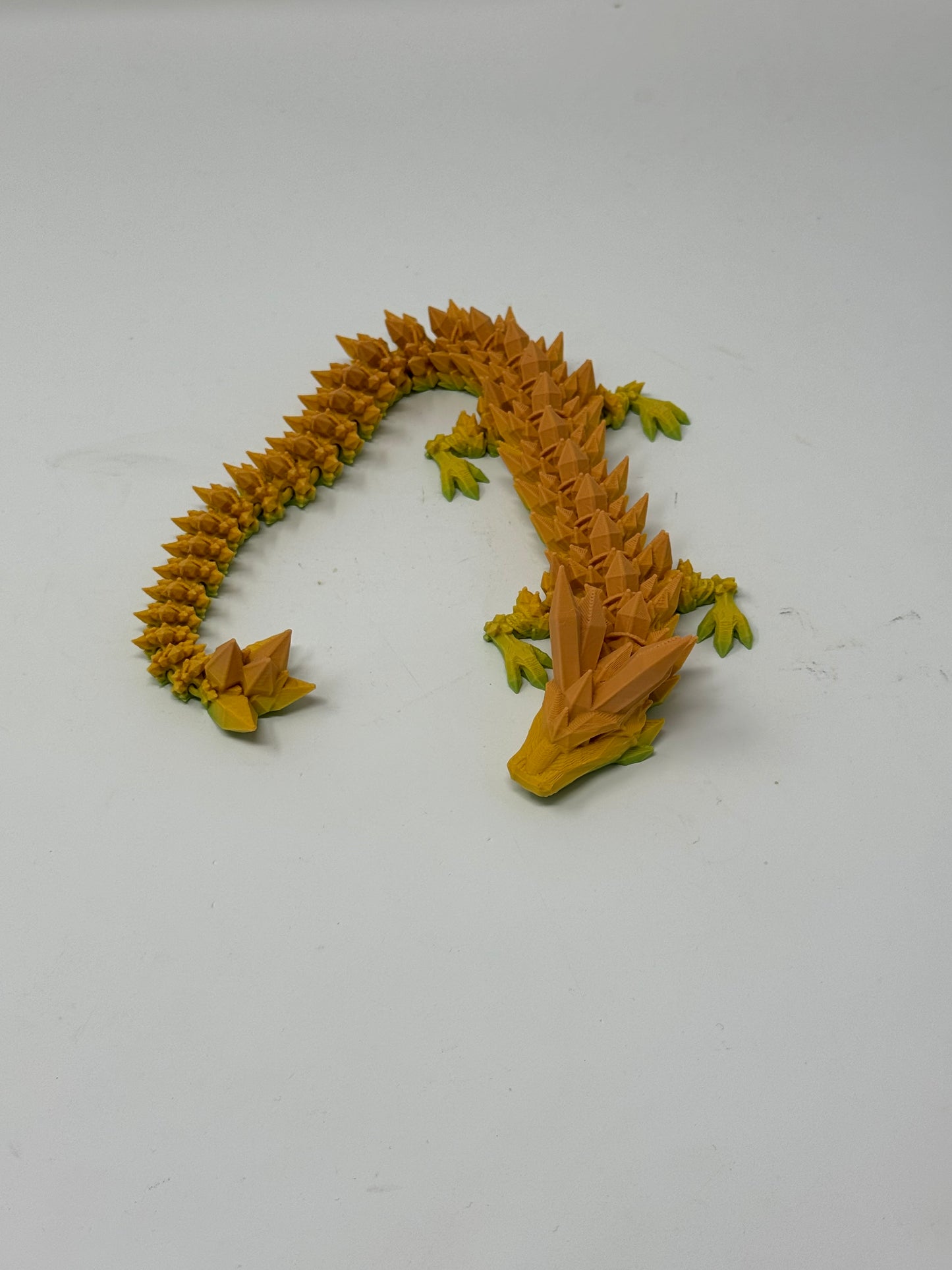 3D Printed Crystal Dragon (more colors)