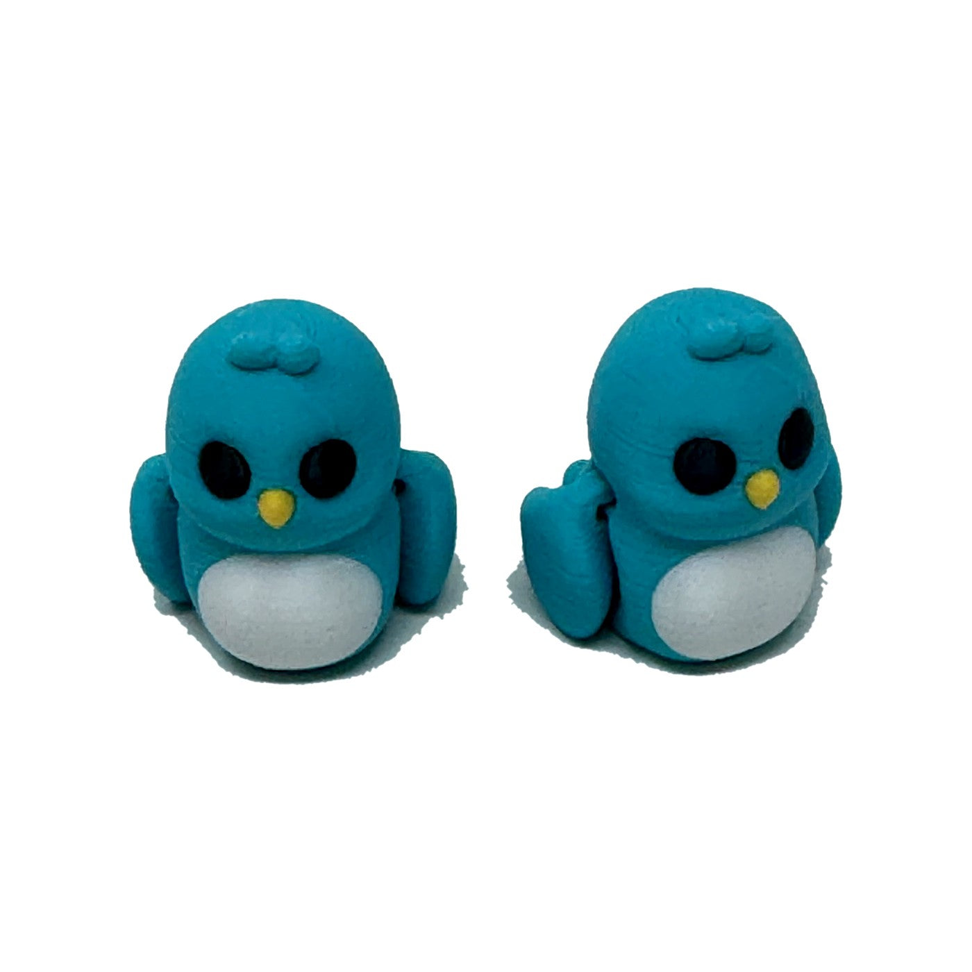 Teal love owls mini