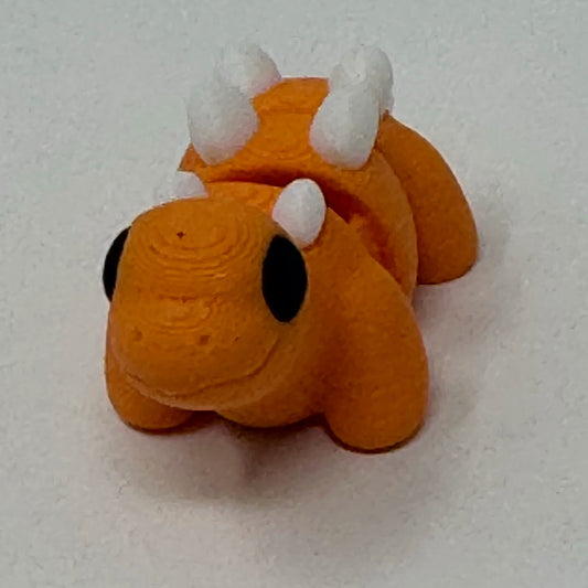 Orange stegosaurus