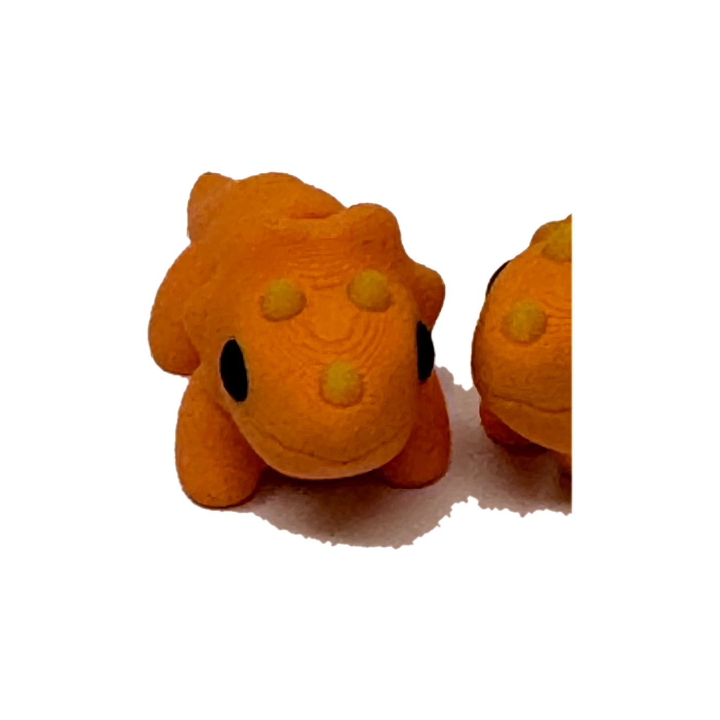 Orange triceratops